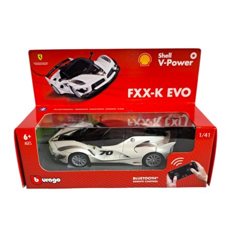 Burago: Ferrari FXX-K Evo Bluetooth írányítású játék autó 1/41
