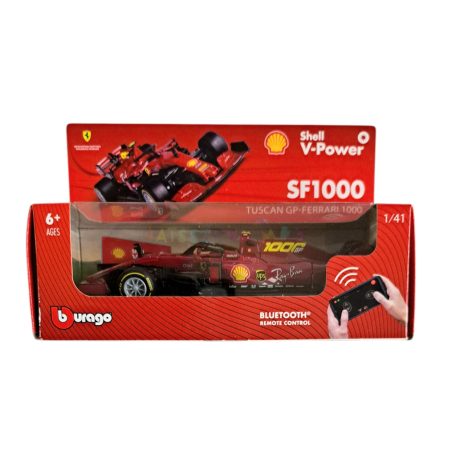 Burago: Ferrari SF1000 Tuscan GP-Ferrari 1000 Bluetooth írányítású játék autó 1/41