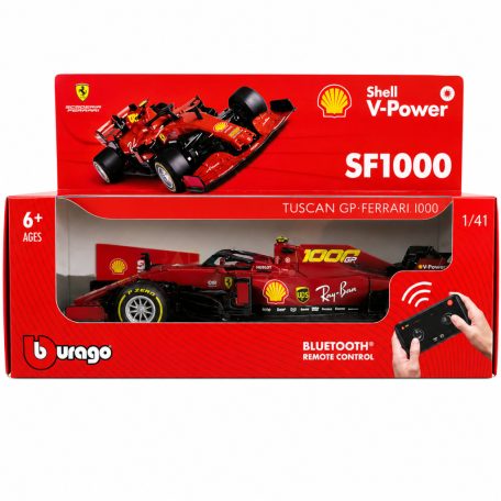 Burago: Ferrari SF1000 Tuscan GP-Ferrari 1000 Bluetooth írányítású játék autó 1/41