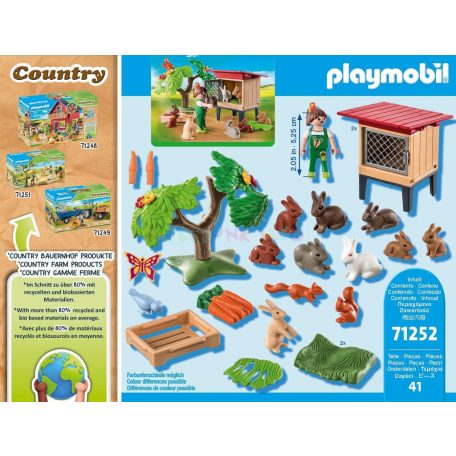 Playmobil 71252 Country - Nyúlkunyhó