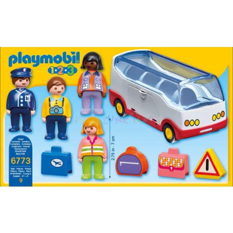 Playmobil 1.2.3.  kisbusz (6773)