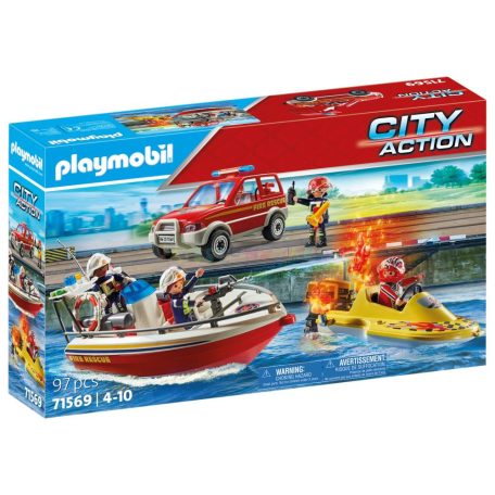 Playmobil 71569 City Action - Vízi tűzoltók