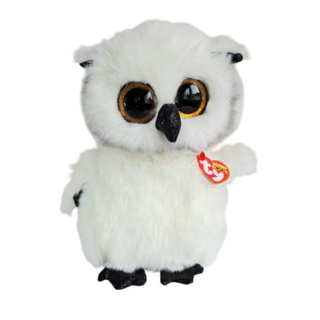 Ty Beanie Boos Austin fehér bagoly plüss 22cm