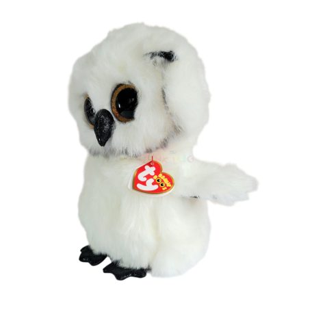 Ty Beanie Boos Austin fehér bagoly plüss 22cm