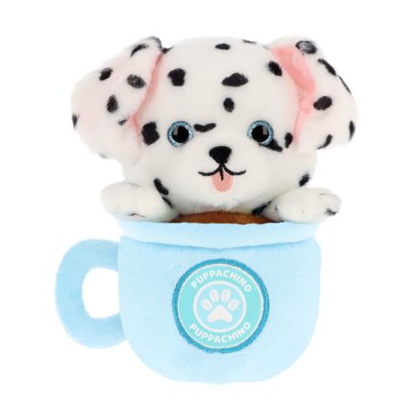 Keel Toys Puppachino Dalmata kutya bögrében plüssfigura