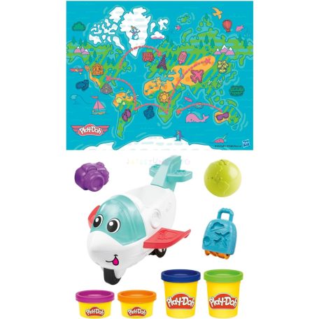 Hasbro Play-Doh: Airplane Explorer kezdőkészlet gyurmaszett