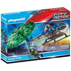   Playmobil 70569 City Action: Rendőrségi helikopter - Ejtőernyős-üldözés