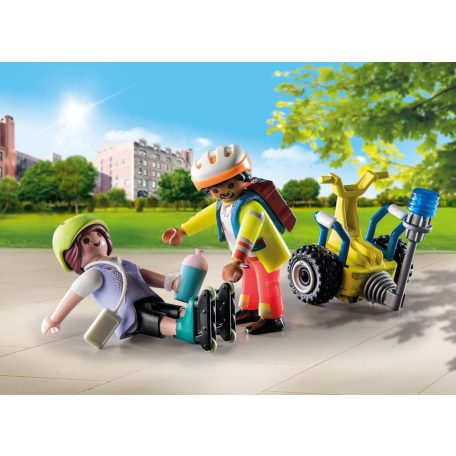 Playmobil 71257 City Life Starter Pack:  Segway mentőakció