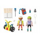 Playmobil 71257 City Life Starter Pack:  Segway mentőakció