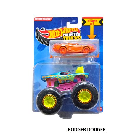 Hot Wheels Monster Trucks roncsautóval 1:64 (GRH81) - Többféle