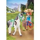 Playmobil 71358 Horses of Waterfall Ellie és Sawdust western lovasgyakorlatai