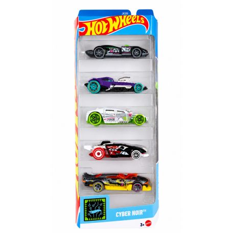 Mattel Hot Wheels autószett 1/64 - Cyber Noir 5db-os (JKG06)