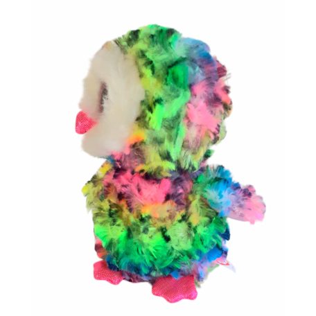 Ty Beanie boos Owen a szivárványszínű bagoly plüss 15cm