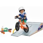 Playmobil 71798 My Life: Skateboardos rámpával