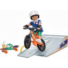 Playmobil 71798 My Life: Skateboardos rámpával