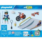 Playmobil 71798 My Life: Skateboardos rámpával