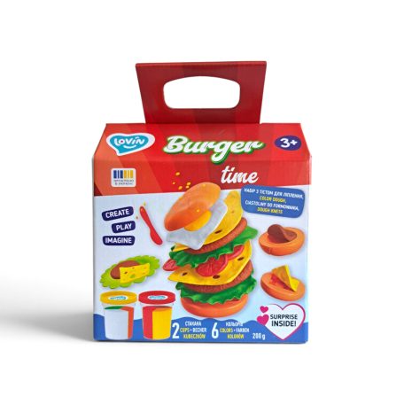 Lovin gyurmajáték - Többféle (Hamurger, Pizza, Édesség)