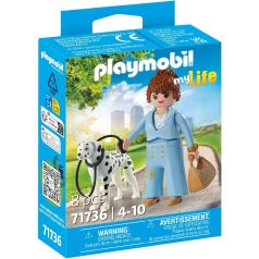 Playmobil 71736 My Life: Üzletasszony dalmata kutyával