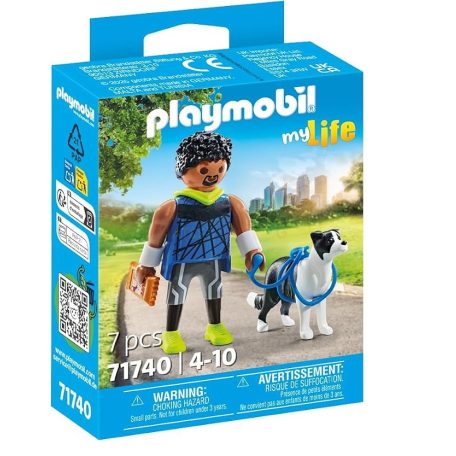 Playmobil 71740 My Life: Futó border collie kutyával