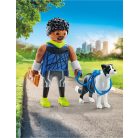 Playmobil 71740 My Life: Futó border collie kutyával