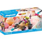 Playmobil 71718 FunStars: Fagyi versenyautó kilövővel