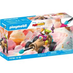 Playmobil 71718 FunStars: Fagyi versenyautó kilövővel