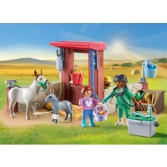 Playmobil 71471 Country - Állatorvos szamarakkal