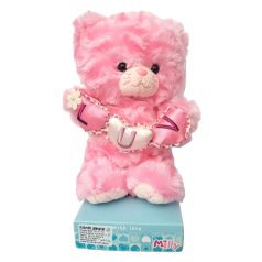   Aurora Milli cica plüss figura 'LUV HEARTS' (19cm)